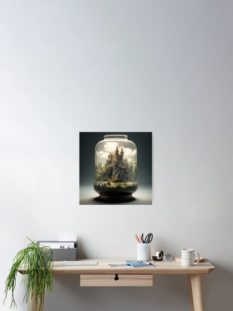 Thumbnail 2 of 3, Poster, Castle In A Jar designed and sold by Rtymer.