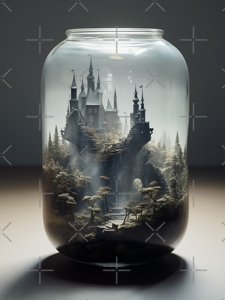 Thumbnail 3 of 3, Scarf, Castle In A Jar designed and sold by Rtymer.