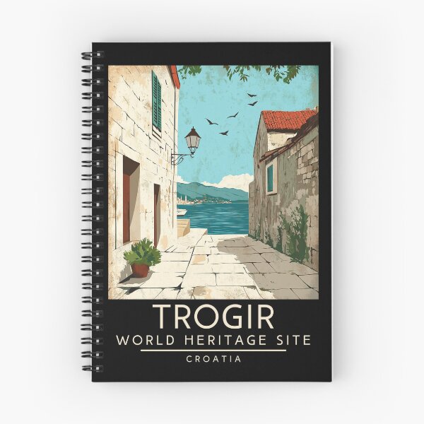 Item preview, A Vintage Travel Poster of Trogir - Croatia  designed and sold by GoodOldVintage.