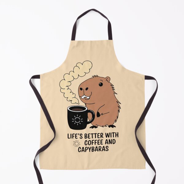 Item preview, Life's Better With Coffee And Capybaras designed and sold by Situstshirts.