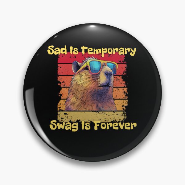Item preview, Sad is temporary Swag is forever, Perfect gift for anyone who loves humor and trendy animal-themed art designed and sold by FelkMariShop.