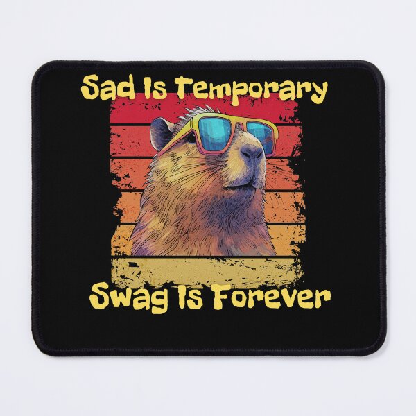 Item preview, Sad is temporary Swag is forever, Perfect gift for anyone who loves humor and trendy animal-themed art designed and sold by FelkMariShop.