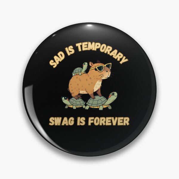 Item preview, Sad is temporary Swag is forever, Perfect gift for anyone who loves humor and trendy animal-themed art designed and sold by FelkMariShop.