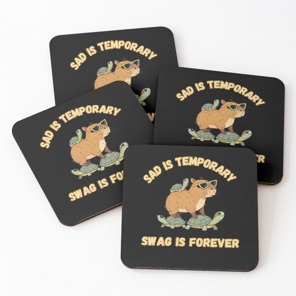 Item preview, Sad is temporary Swag is forever, Perfect gift for anyone who loves humor and trendy animal-themed art designed and sold by FelkMariShop.