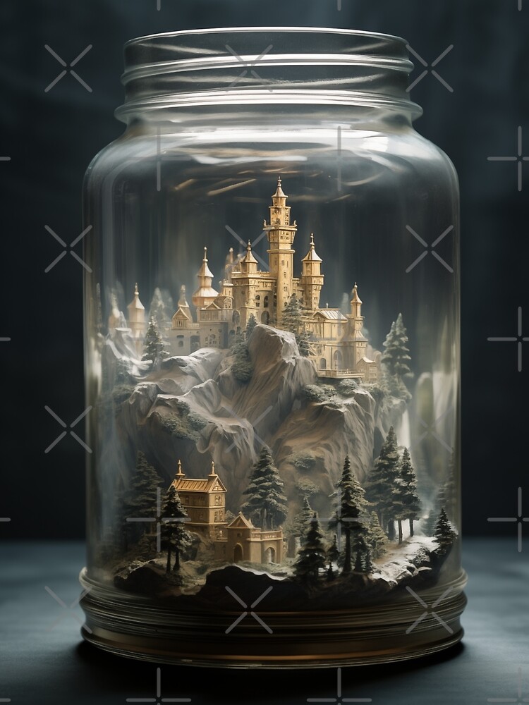Thumbnail 3 of 3, Scarf, Castle In A Jar designed and sold by Rtymer.