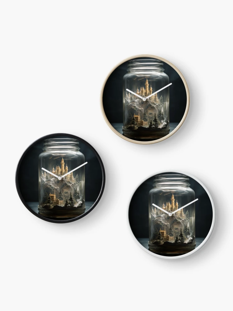 Thumbnail 3 of 4, Clock, Castle In A Jar designed and sold by Rtymer.