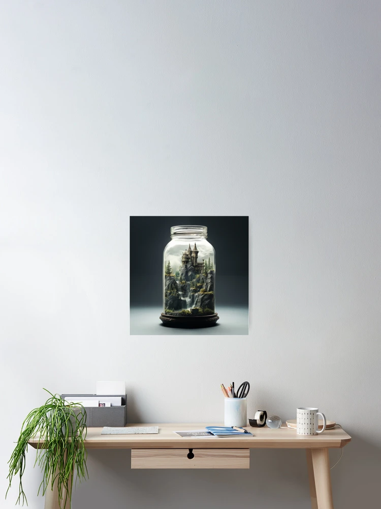 Thumbnail 2 of 3, Poster, Castle In A Jar designed and sold by Rtymer.