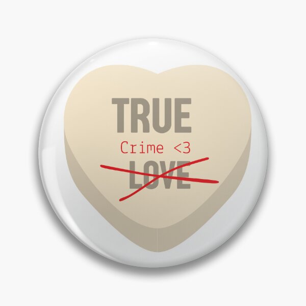 Item preview,  Valentine's Day True Crime Candy Heart designed and sold by NES-stickers.