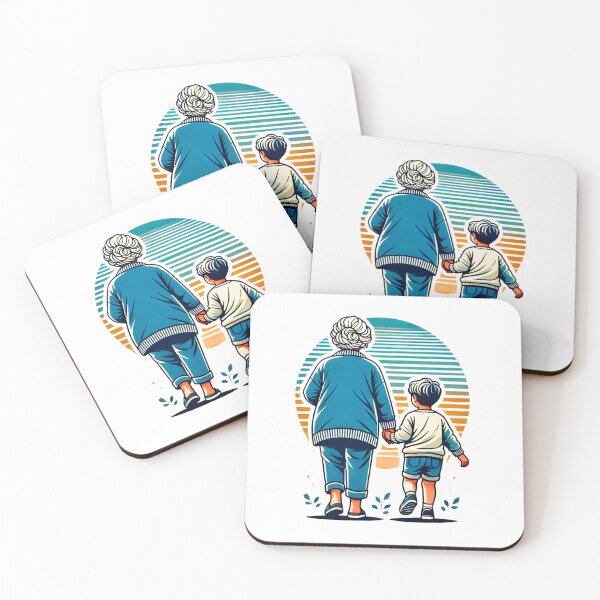 Item preview, Grandma and Grandson - Walking Together designed and sold by mArtWear.