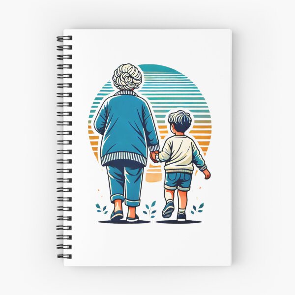Item preview, Grandma and Grandson - Walking Together designed and sold by mArtWear.