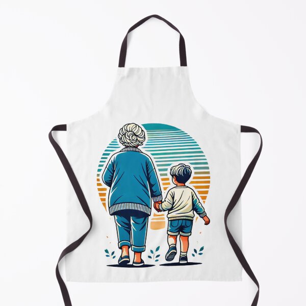 Item preview, Grandma and Grandson - Walking Together designed and sold by mArtWear.
