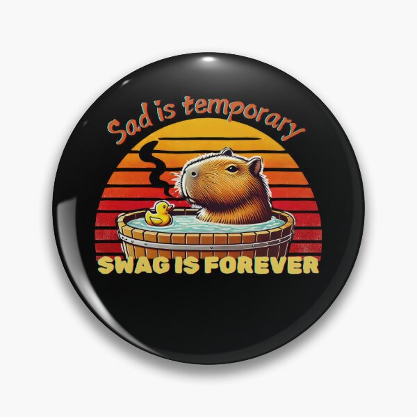 Item preview, Sad is temporary Swag is forever, Perfect gift for anyone who loves humor and trendy animal-themed art designed and sold by FelkMariShop.