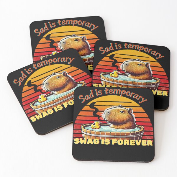 Item preview, Sad is temporary Swag is forever, Perfect gift for anyone who loves humor and trendy animal-themed art designed and sold by FelkMariShop.