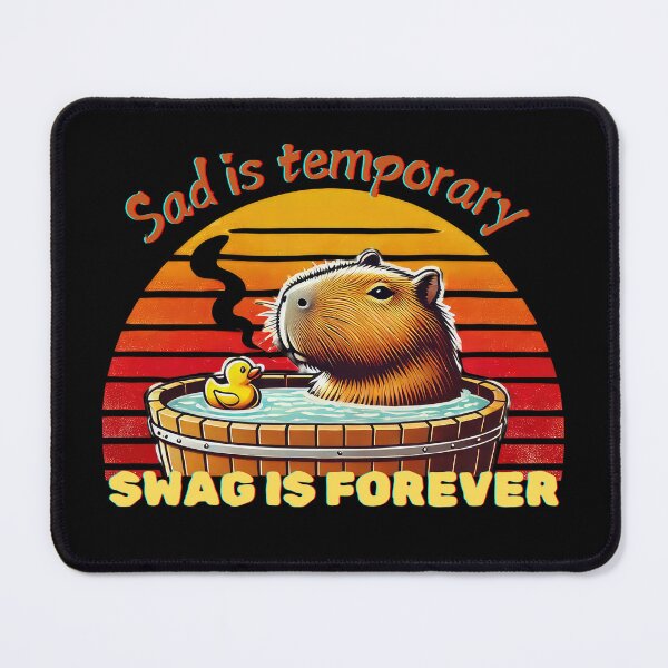 Item preview, Sad is temporary Swag is forever, Perfect gift for anyone who loves humor and trendy animal-themed art designed and sold by FelkMariShop.