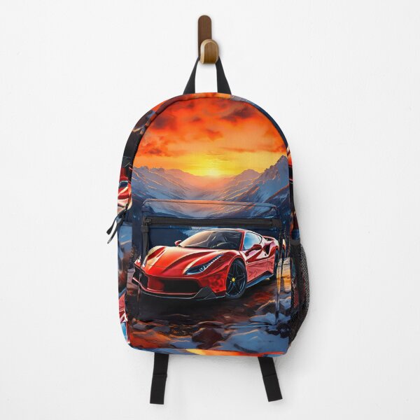 Item preview, Dynamic Sports Car Highlighted By Stunning Alpine Sunset designed and sold by RevUpDesign.