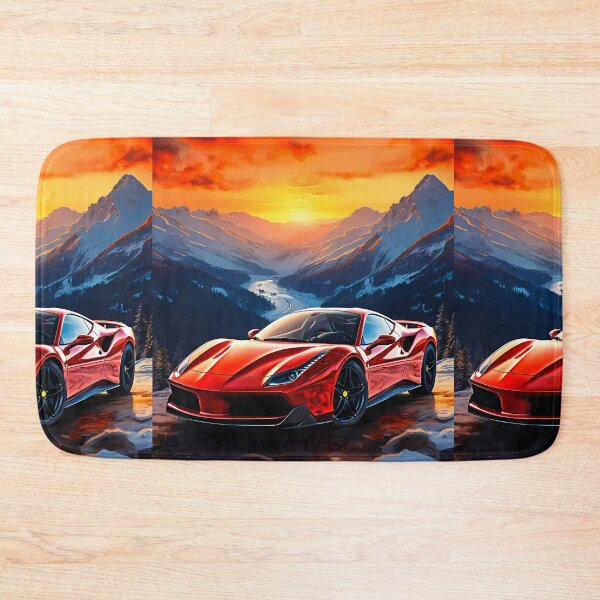 Item preview, Dynamic Sports Car Highlighted By Stunning Alpine Sunset designed and sold by RevUpDesign.