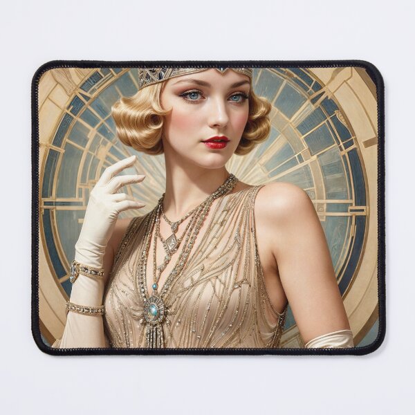 Item preview, Wall Art - Vintage Art Deco Girl #9 - Large designed and sold by ForeverPrintsOK.