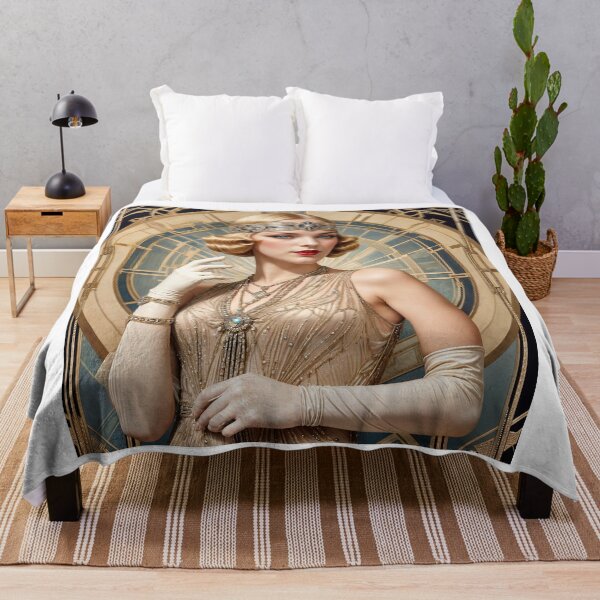 Item preview, Wall Art - Vintage Art Deco Girl #9 - Large designed and sold by ForeverPrintsOK.