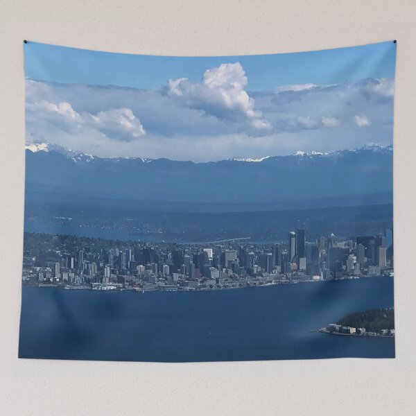 Item preview, Seattle Cascade Mountain View designed and sold by flyscenicair.