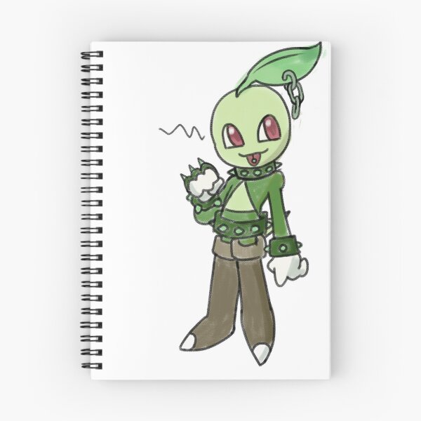 Item preview, punk chikorita gijinka designed and sold by jipfluce.