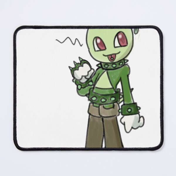 Item preview, punk chikorita gijinka designed and sold by jipfluce.