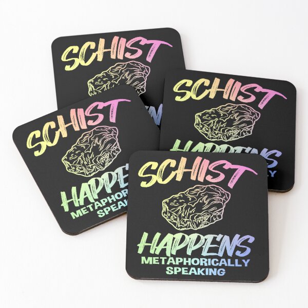 Item preview, Schist Happens – Funny Rock Pun Gift for Earth Science Lovers and Geologists designed and sold by ScienceCorner.