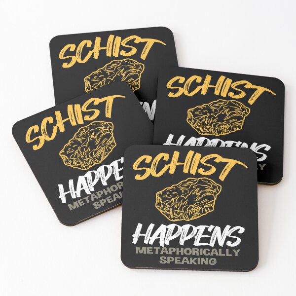 Item preview, Schist Happens – Funny Rock Pun Gift for Earth Science Lovers and Geologists designed and sold by ScienceCorner.