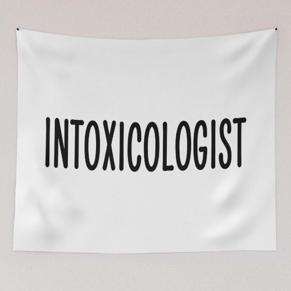 Item preview, Intoxicologist Drinking Bartender Barmaid Barman Mixologists black designed and sold by ramwebroom.