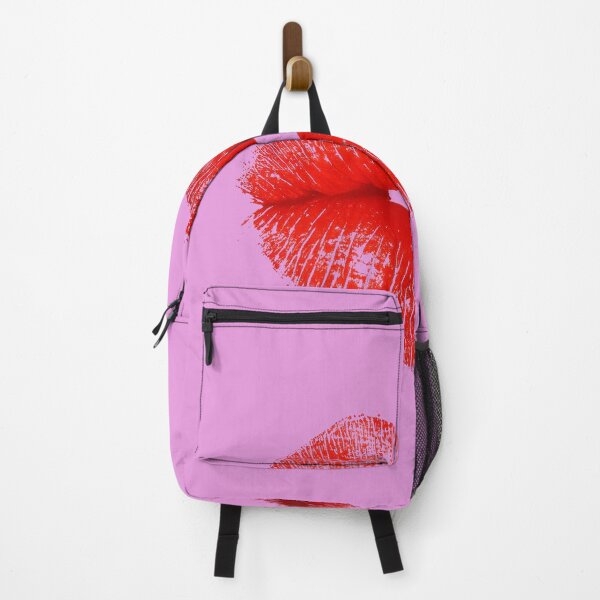 Item preview, Red Lips, vibrant colors on the background designed and sold by BoredNerdyGirl.