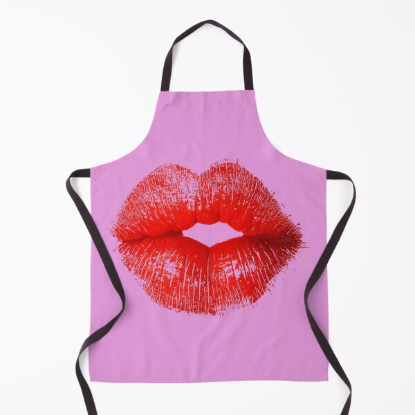 Item preview, Red Lips, vibrant colors on the background designed and sold by BoredNerdyGirl.