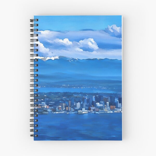 Item preview, Seattle Cascade Mountain View (Impressionist) designed and sold by flyscenicair.