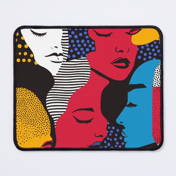 Item preview, abstract face pattern designed and sold by shafranietz.