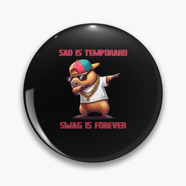 Item preview, Sad is temporary Swag is forever, Perfect gift for anyone who loves humor and trendy animal-themed art designed and sold by FelkMariShop.