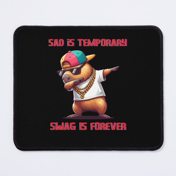 Item preview, Sad is temporary Swag is forever, Perfect gift for anyone who loves humor and trendy animal-themed art designed and sold by FelkMariShop.