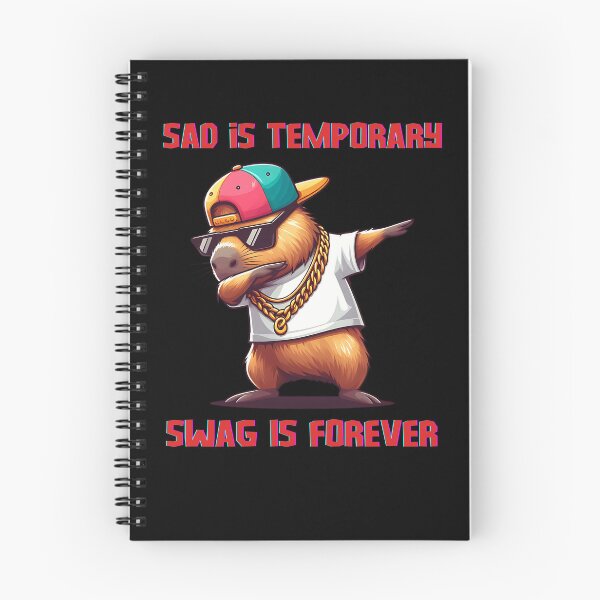 Item preview, Sad is temporary Swag is forever, Perfect gift for anyone who loves humor and trendy animal-themed art designed and sold by FelkMariShop.