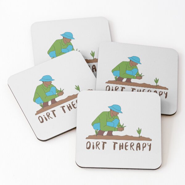 Item preview, Dirt Therapy Gardening Love designed and sold by Sleek Sketch Studio.