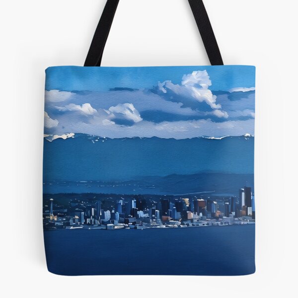Item preview, Seattle Cascade Mountain View (Oil Painting) designed and sold by flyscenicair.