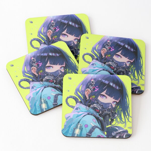 Item preview, Anime cyberpunk girl designed and sold by iWallGlow.