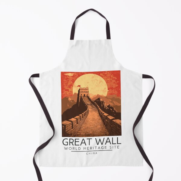 Item preview, A Vintage Travel Poster of The Great Wall of China - China  designed and sold by GoodOldVintage.