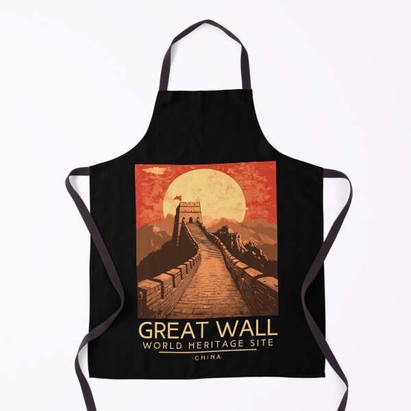 Item preview, A Vintage Travel Poster of The Great Wall of China - China designed and sold by GoodOldVintage.
