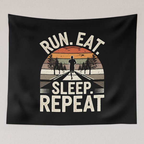 Item preview, Run Eat Sleep Repeat designed and sold by BayBoutique.