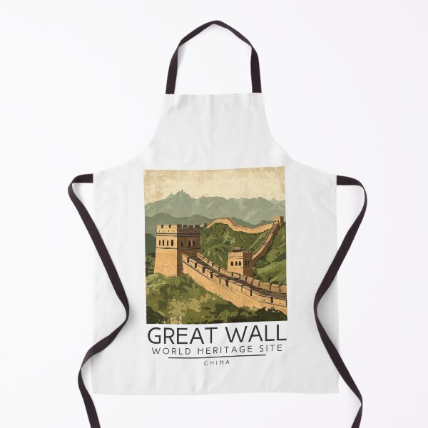 Item preview, A Vintage Travel Poster of The Great Wall of China - China designed and sold by GoodOldVintage.