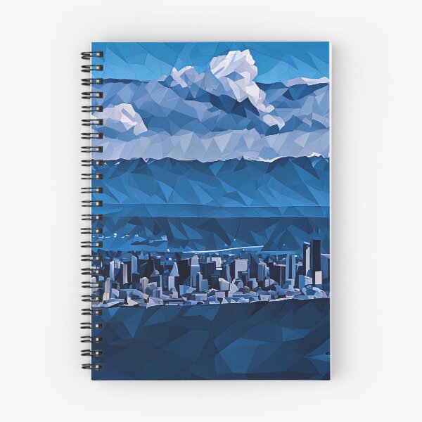 Item preview, Seattle Cascade Mountain View (Poly Art) designed and sold by flyscenicair.