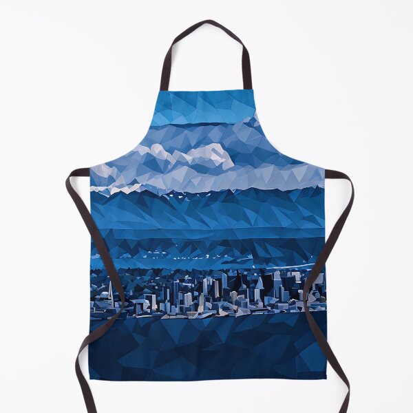 Item preview, Seattle Cascade Mountain View (Poly Art) designed and sold by flyscenicair.