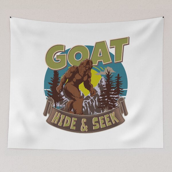 Item preview, bigfoot the Goat in hide & seek designed and sold by drwho107.