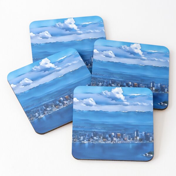 Item preview, Seattle Cascade Mountain View (Watercolor) designed and sold by flyscenicair.