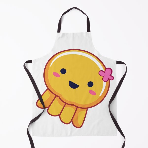 Item preview, Yellow sweet jellyfish - pattern - Kawaii designed and sold by elephant555.