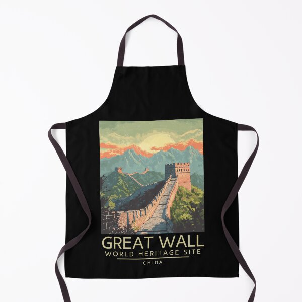 Item preview, A Vintage Travel Poster of The Great Wall of China - China  designed and sold by GoodOldVintage.