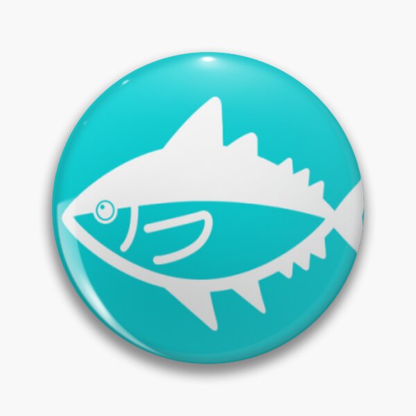 Item preview, Bleu fish circle sea sun designed and sold by Stylefishing.