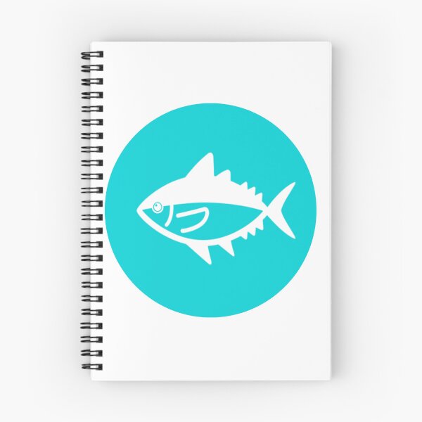 Item preview, Bleu fish circle sea sun designed and sold by Stylefishing.